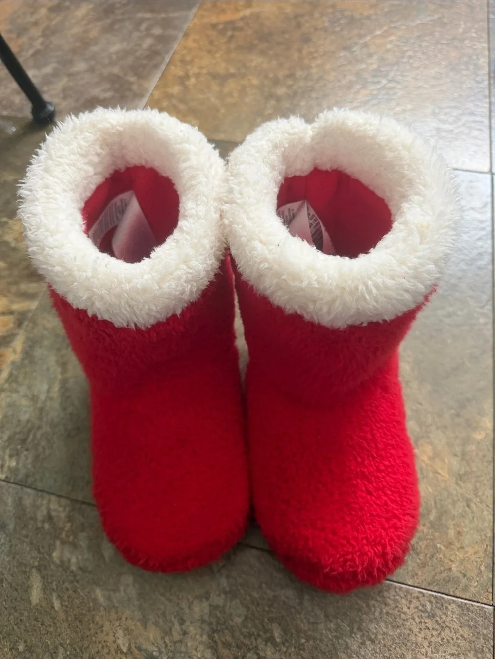 Disney Kids Fuzzy Boot Slippers